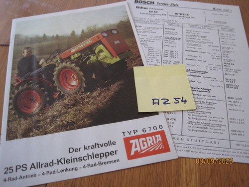 Prospekt nachdruck agria typ - prospekt,