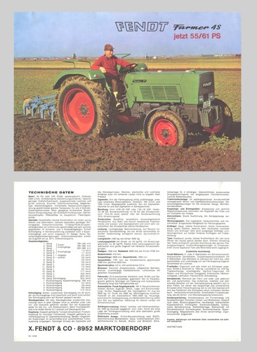 Fendt farmer schlepper 55 - schlepper,